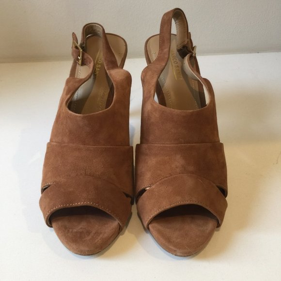 Real Suede Marco Santi Paola Sandals/Heels - Picture 5 of 7